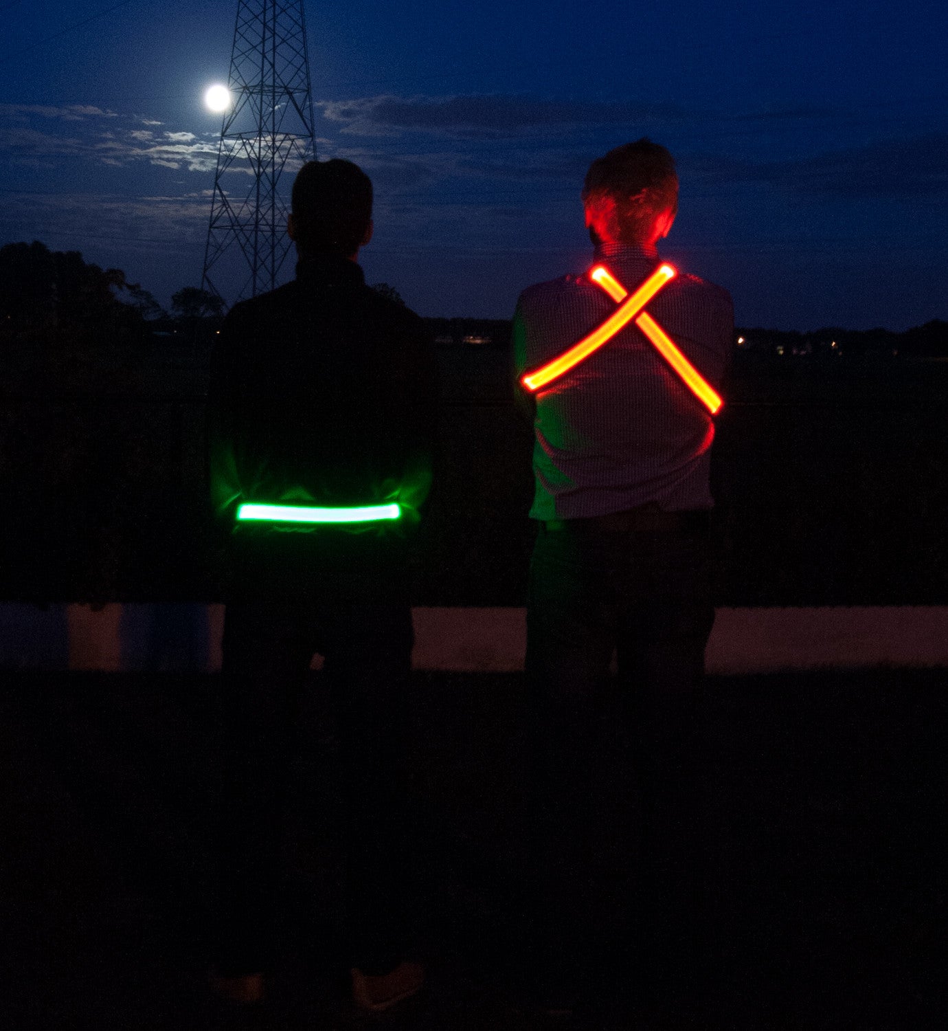 Led Reflective Belt Sash For Walking At Night,rechargeable Led Running Belt  For Runners Walkers,pin